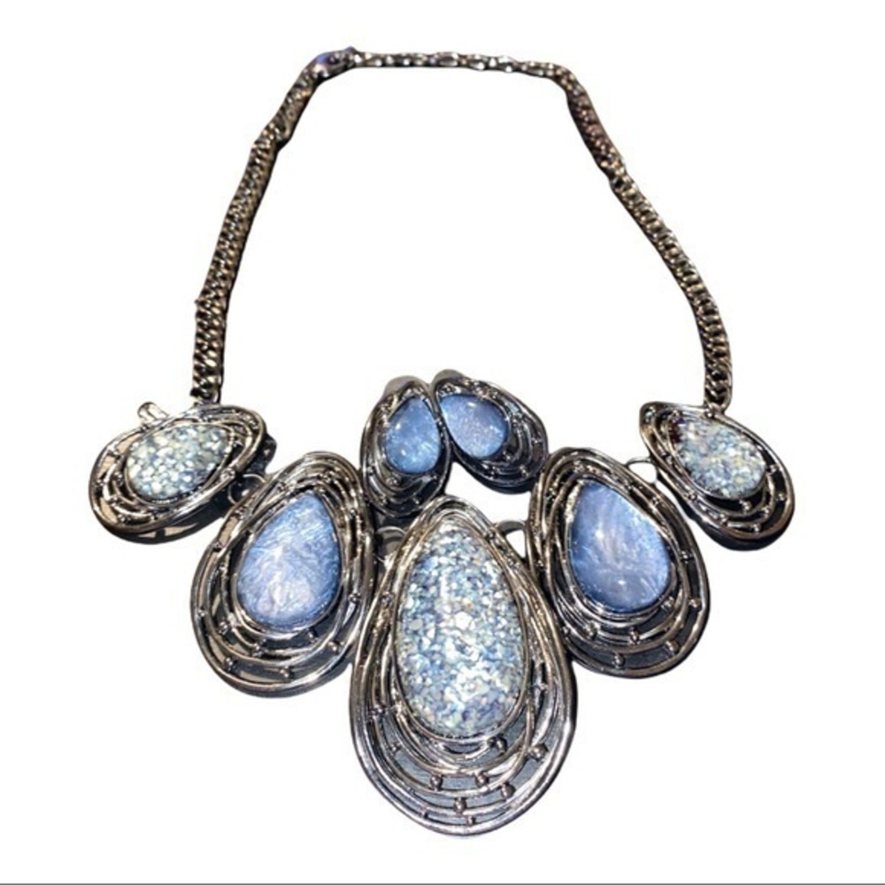 Necklace and matching earrings